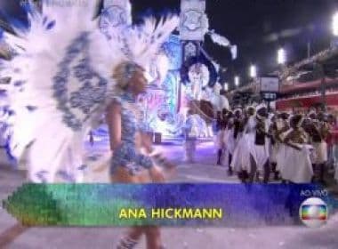 Ana Hickmann passa mal durante desfile no Rio de Janeiro