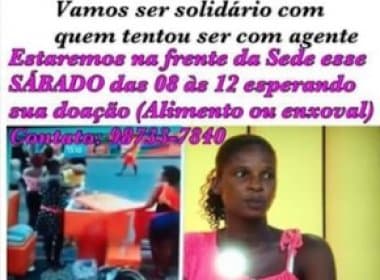Foliões de &#039;As Muquiranas&#039; fazem ação em prol de vendedora ambulante injustiçada por vídeo