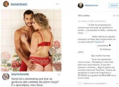 Antônia Fontenelle critica ensaio sensual de Maria Claudia: ‘Cadê o photoshop? É o apocalipse’