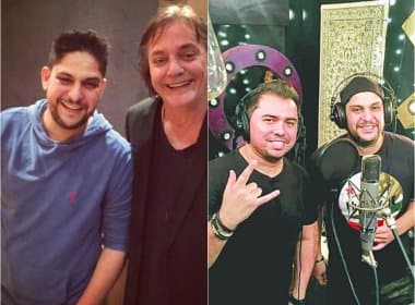 Jorge, da dupla com Mateus, grava músicas com Xand e Fábio Jr em São Paulo