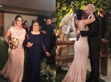 Apaixonada, Gretchen se casa pela 17ª vez em São Paulo