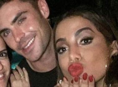 Anitta e Zac Efron teriam trocado beijos e saído juntos de festa no Rio de Janeiro