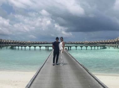 Wesley Safadão e Thyane Dantas curtem nova lua de mel  nas Ilhas Maldivas