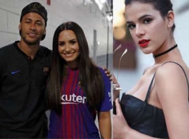 Bruna Marquezine curte comentário que pede affair entre Neymar e Demi Lovato