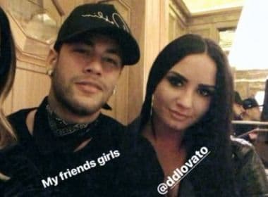 Demi Lovato e Neymar se encontram em Londres após amistoso do Brasil