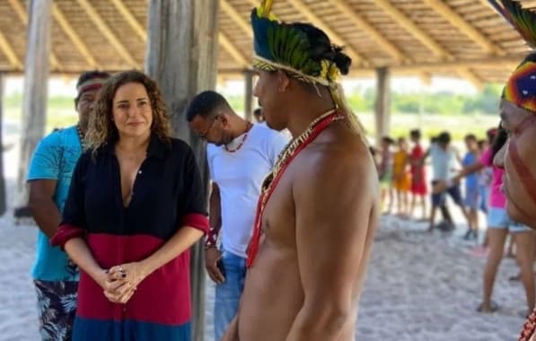 Embaixadora da UNICEF, Daniela Mercury faz visita a comunidade indígena no Sul da Bahia