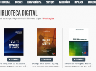 OAB lança biblioteca digital com mais de 70 livros para download gratuito