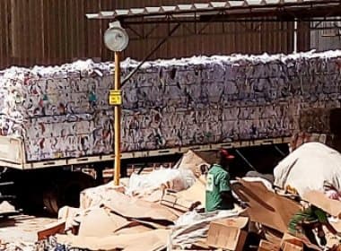 Justiça Federal na Bahia doa quatro toneladas de papel de processos para reciclagem