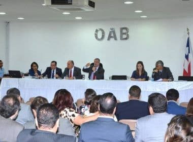 Prestação de contas de 2016 da OAB-BA é aprovada pelo Conselho Pleno