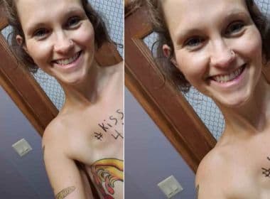 Mulher tatua o símbolo da Mulher Maravilha na cicatriz de mastectomia