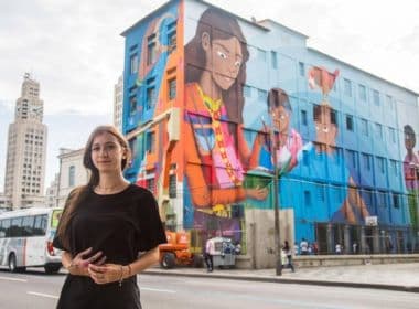 Maior grafite do mundo feito por uma mulher foi inaugurado no Rio de Janeiro