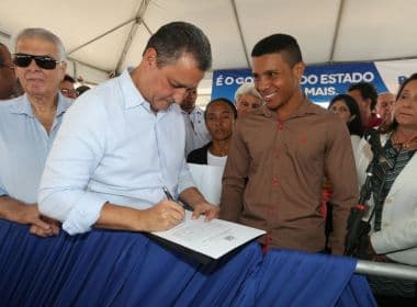 América Dourada: Rui Costa inaugura trecho da BA-052 e assina convênio do Bahia Produtiva