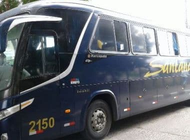 Feira: Vinte passageiros são assaltados durante roubo a ônibus intermunicipal