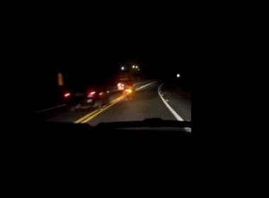 Itabuna: Motociclista morre em batida com carro na BR-101; vídeo flagra acidente