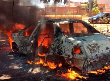 LEM: Mecânico sofre queimaduras após carro pegar fogo durante manutenção