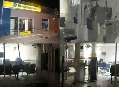 Jaguarari: Quadrilha explode caixas do Banco do Brasil