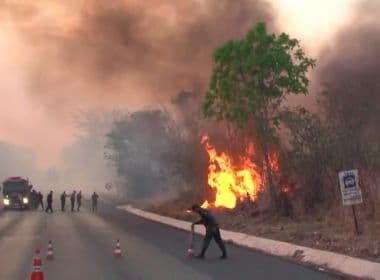 Barreiras: Depois de 2 dias, incêndio na Serra da Bandeira é controlado, dizem bombeiros