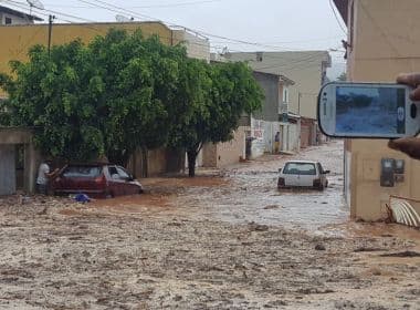Chuvas causam alagamentos em Caetité; Jequié e Tanhaçu também têm temporais 