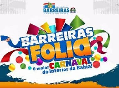 Barreiras Folia 2018 terá 27 atrações locais; festa será iniciada nesta sexta