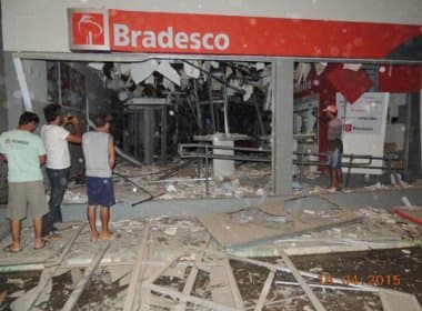 Sudoeste: Bandidos explodem agências bancárias em Tanque Novo