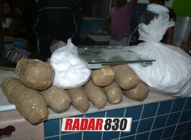 Itamaraju: Policiais apreendem carga de cocaína
