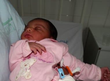 Primeiro bebê de 2016 em Feira de Santana nasce no Hospital da Mulher