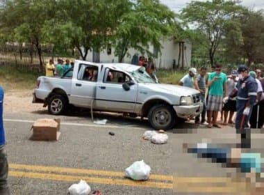Três morrem e nove ficam feridos em acidente na estrada entre Anagé e Tanhaçu