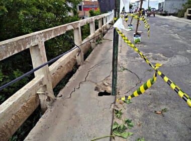 Ponte que faz divisa de Bahia com Sergipe tem estrutura ameaçada