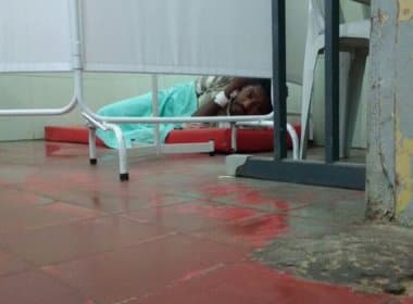 Jaguaquara: Foto de paciente no chão viraliza e hospital diz que é ‘politicagem’