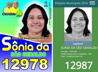 Ipiaú: Candidata descobre que passou campanha com n° errado 