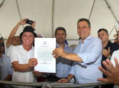 Riachão do Jacuípe: Governador entrega pavimentação de 28 km da BA-120
