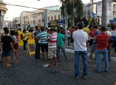 Feira: Manifestantes fecham trânsito em protesto contra gestão Temer