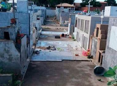 Casa Nova: Cerca de 20 túmulos de cemitério local são depredados