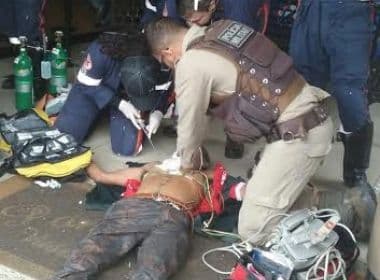 Conquista: Idoso sofre parada cardíaca e é salvo por massagem de policial
