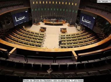 Câmara dos Deputados e Senado ficam vazios após feriado