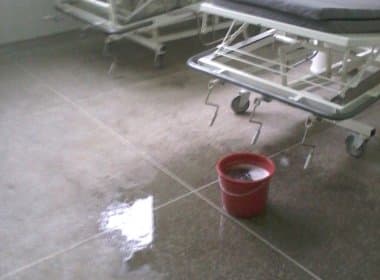Amélia Rodrigues: Hospital sofre com falta de profissionais e goteiras; secretária esperava e-mail de São Pedro