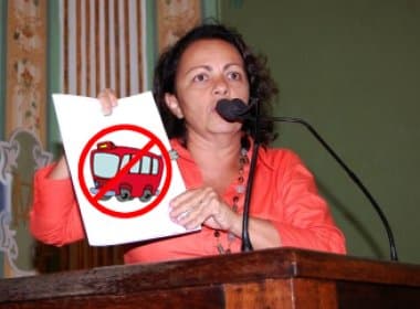Vereadora afirma que não houve debate sobre licitação do transporte público e promete ingressar no MP