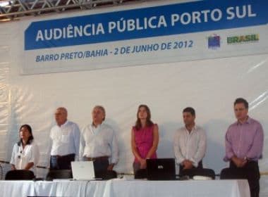 Porto Sul: Audiências públicas em seis cidades reúnem mais de quatro mil pessoas