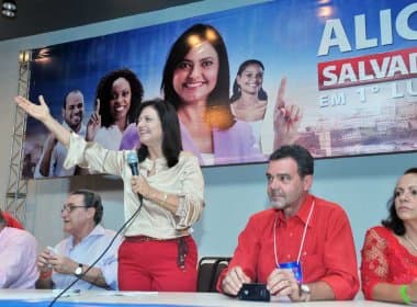 Ainda em voo solo, Alice Portugal anuncia candidatura à prefeita de Salvador