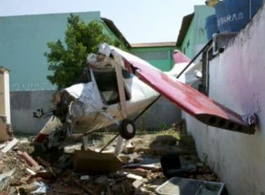 Piloto fica ferido em acidente com aeronave em Tapiramutá