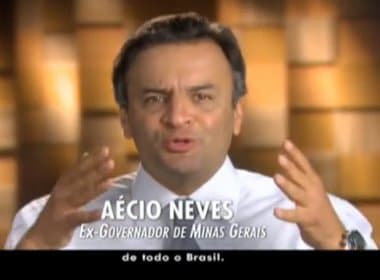 Em programa de TV, Aécio tenta aproximar PSDB da nova classe média
