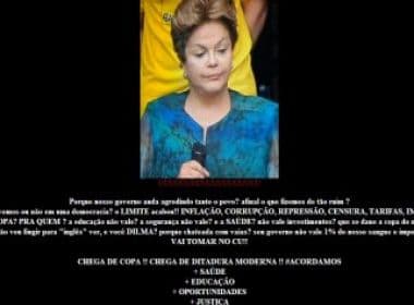 Site da Assembleia Legislativa da Bahia é hackeado; invasores rechaçam posição da presidente