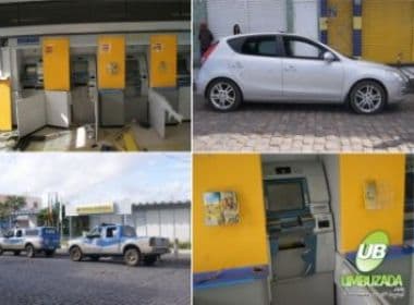 Uauá: Bandidos tentam explodir caixas eletrônicos do Banco Brasil