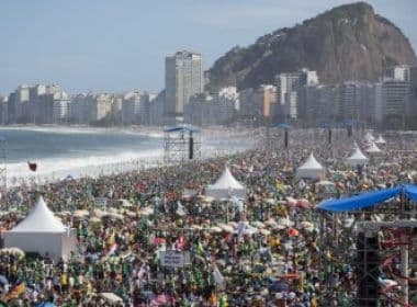 Jornada Mundial da Juventude injeta R$ 1,8 bilhão no Rio de Janeiro