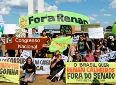 Movimento agenda protesto de três semanas em frente à casa de Renan Calheiros