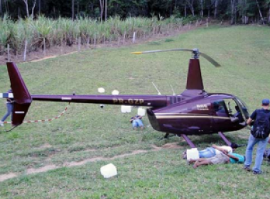 Advogado de piloto de helicóptero com cocaína diz que deputado quer ‘empurrar o pepino’
