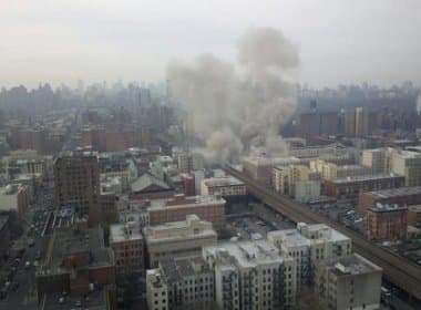 Explosão provoca desabamento parcial de prédios em Nova York