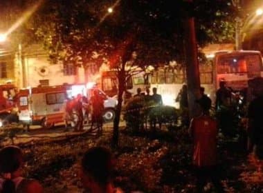 Acidente com dois ônibus na Baixa de Quintas deixa 17 feridos, diz SMS