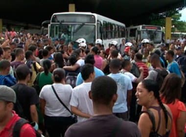 Rodoviários bloqueiam Estação Mussurunga e Heitor Dias