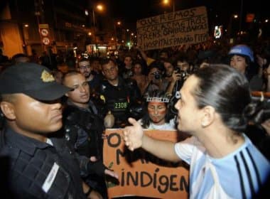 Protesto termina no Rio com pelo menos cinco detidos